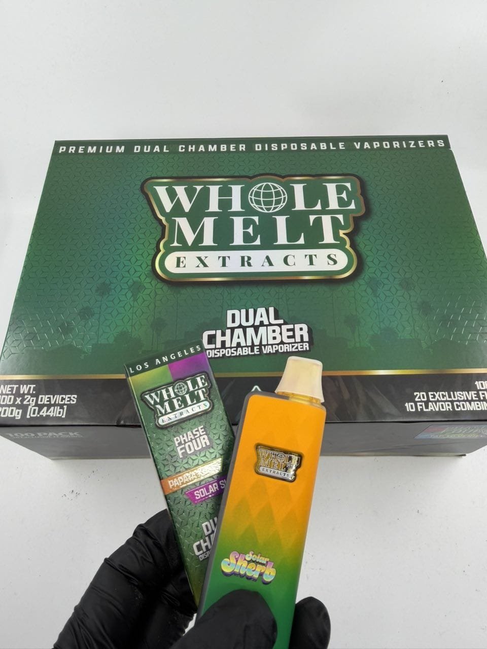 WHOLEMELT EXTRACTS PHASE FOUR 2G DISPOSABLE DUAL CHAMBER