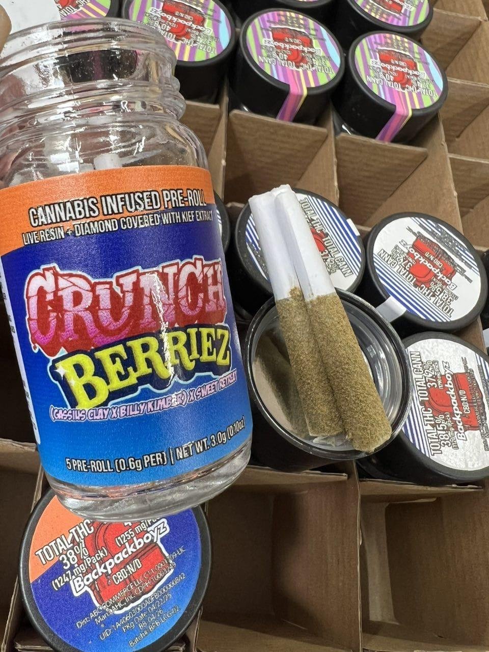 BACKPACKBOYZ CANNABIS INFUSED PRE-ROLL 5X