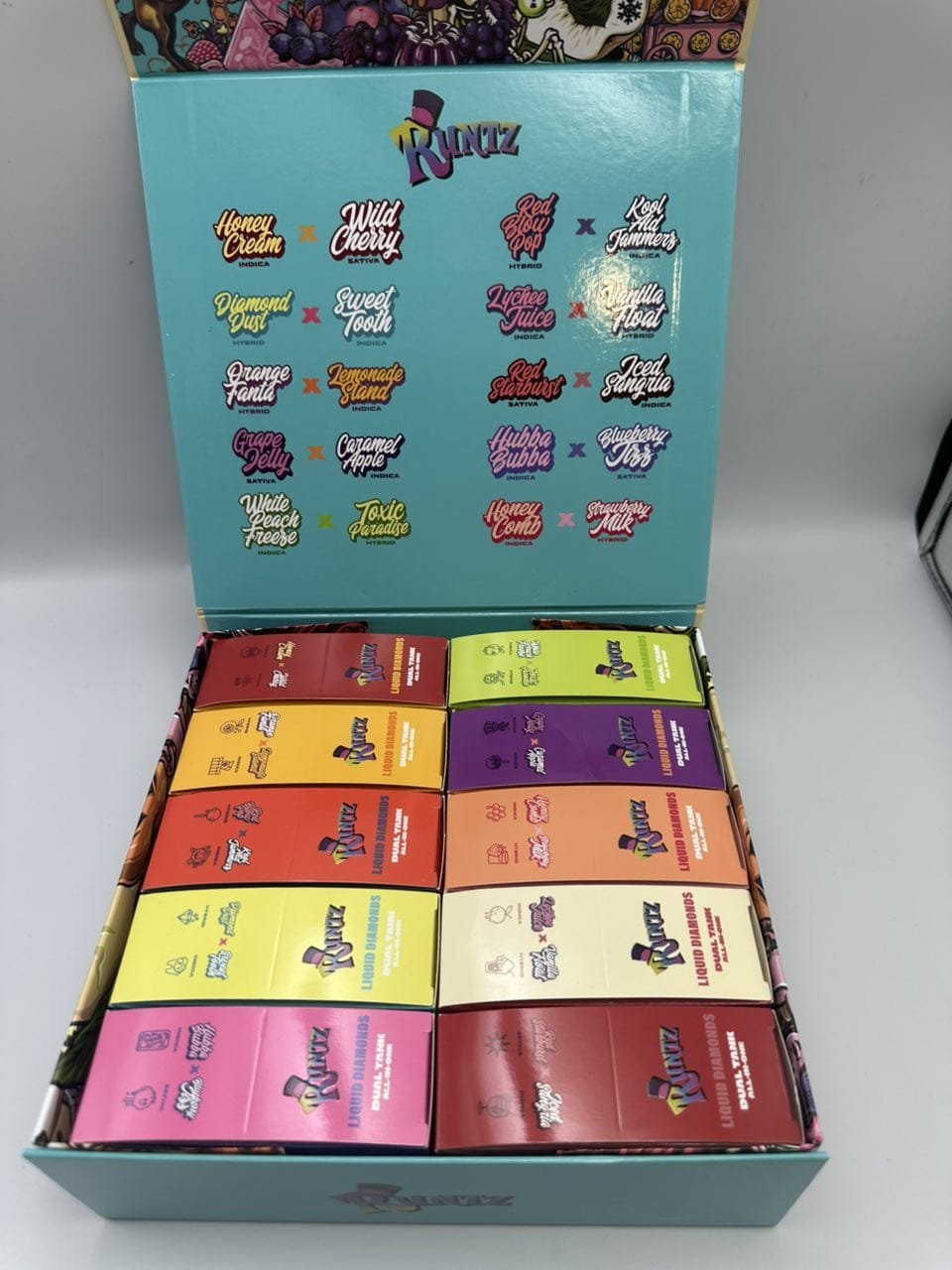 RUNTZ 2G DISPOSABLE DUAL TANK LIQUID DIAMONDS 2IN1 - Image 3
